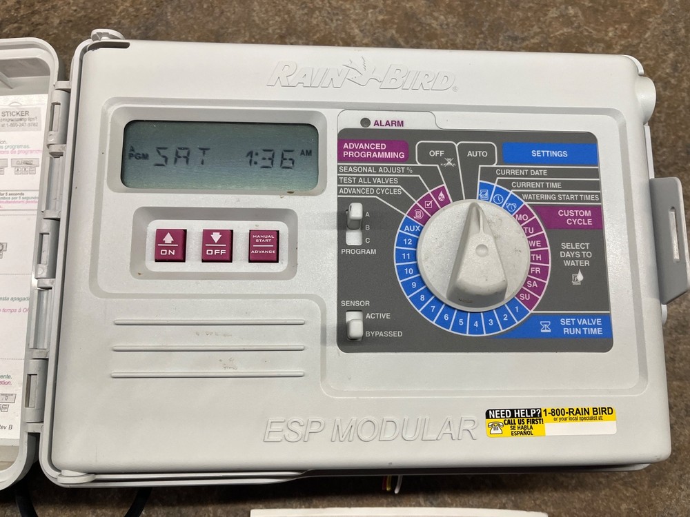 Rain Bird ESP-M ESP Modular 4 Station Sprinkler Irrigation Controller Timer