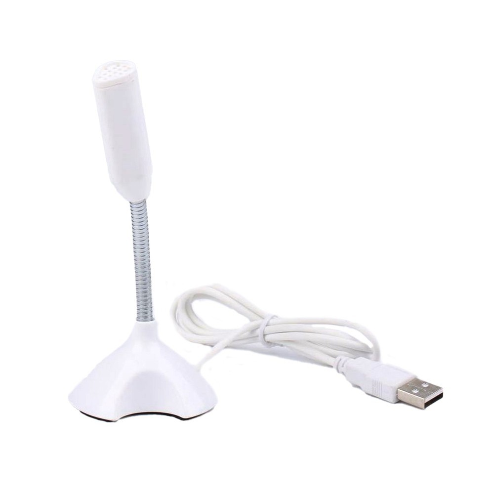 USB Laptop Microphone Voice Mic High Sensitivity  Studio Speech Mic Stand1381