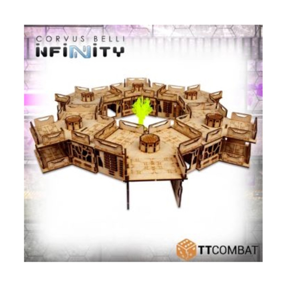 TT Combat Terrain 32mm Tri Building Complex Pack SW (New)