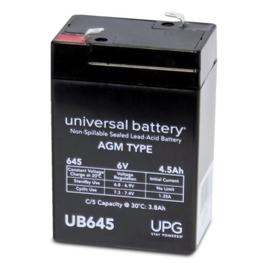 UPG UB645-F1 D5733 6V 4.5Ah F1 AGM Battery