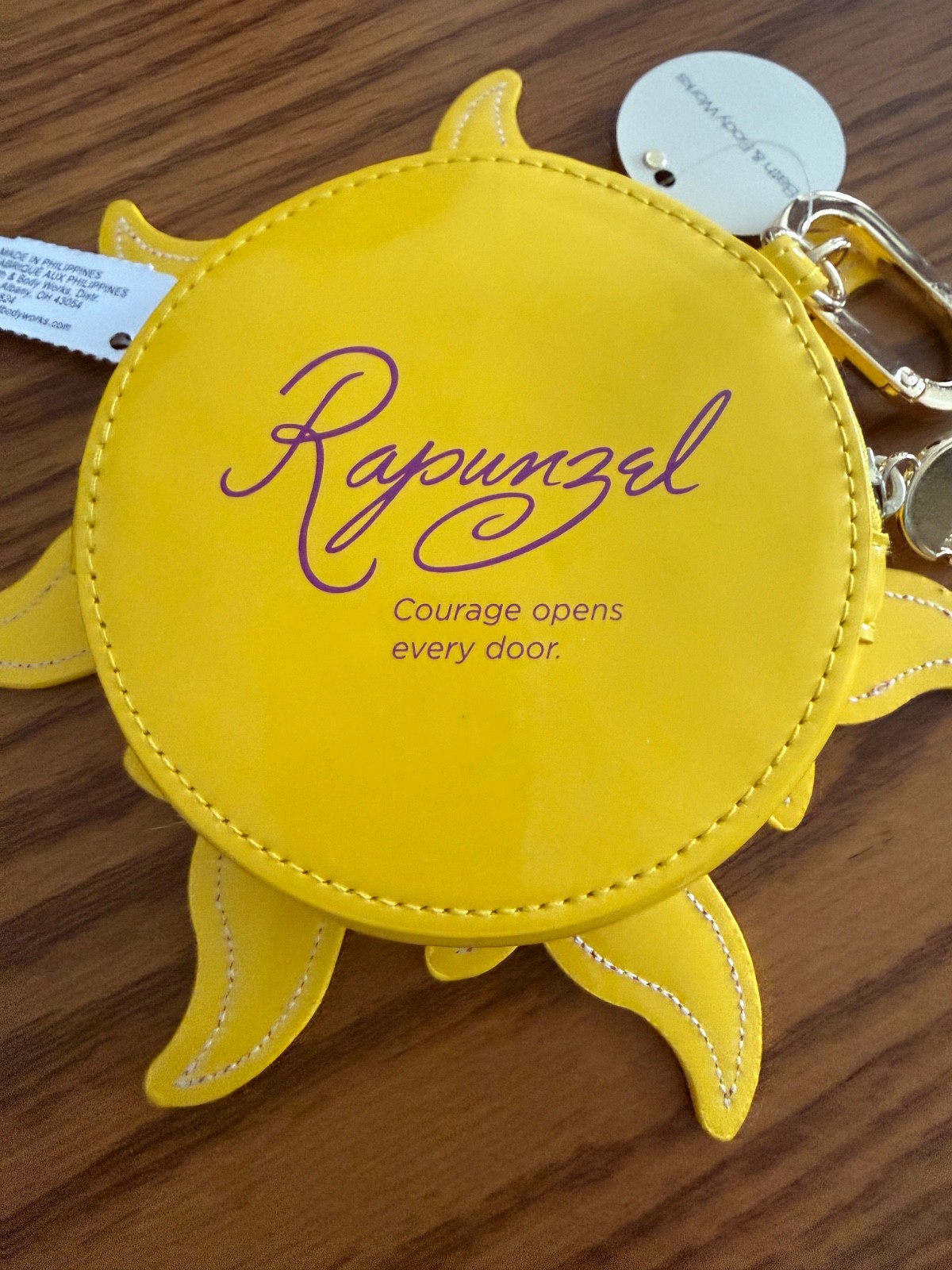 2026 DISNEY PRINCESS Rapunzel Sun Coin Purse Bath & Body Works NEW