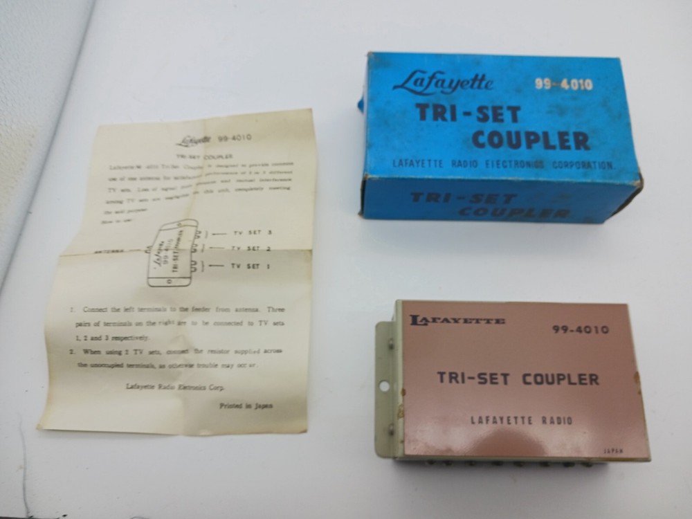 Lafayette Radio Tri Set Antenna Coupler 99 4010 NOS