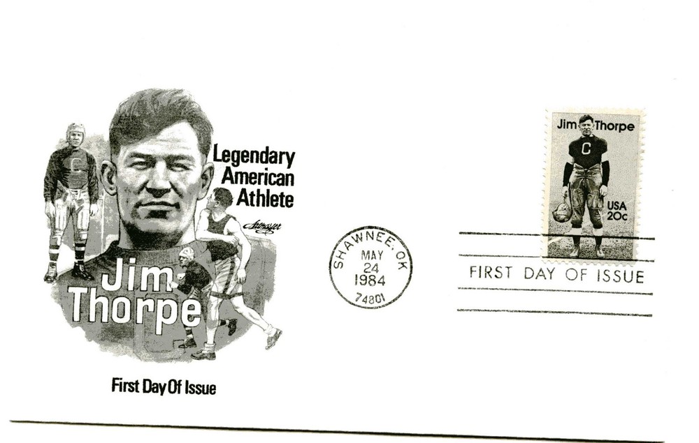 2089 Jim Thorpe Artmaster  FDC