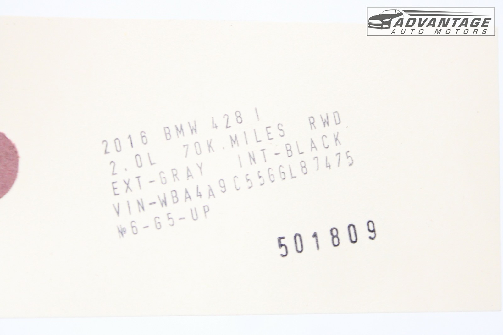 2015-16 BMW 428I GRAN COUPE HEATER SERVO FLAP AIR BLEND DOOR ACTUATOR MOTOR OEM