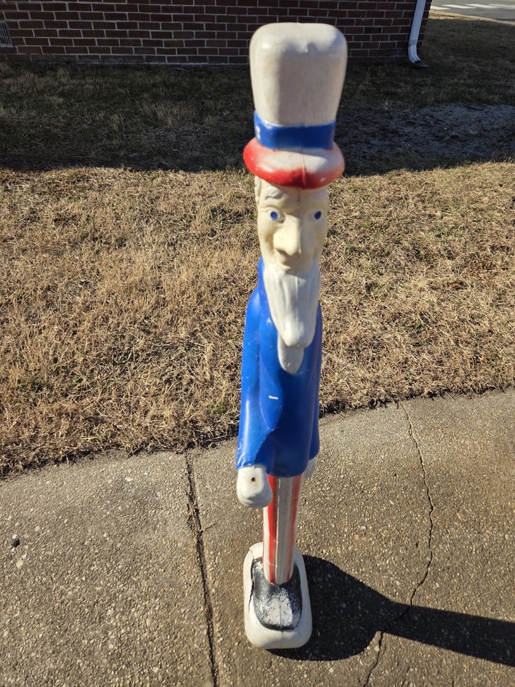 Uncle Sam Lighted Blow Mold Don Featherstone