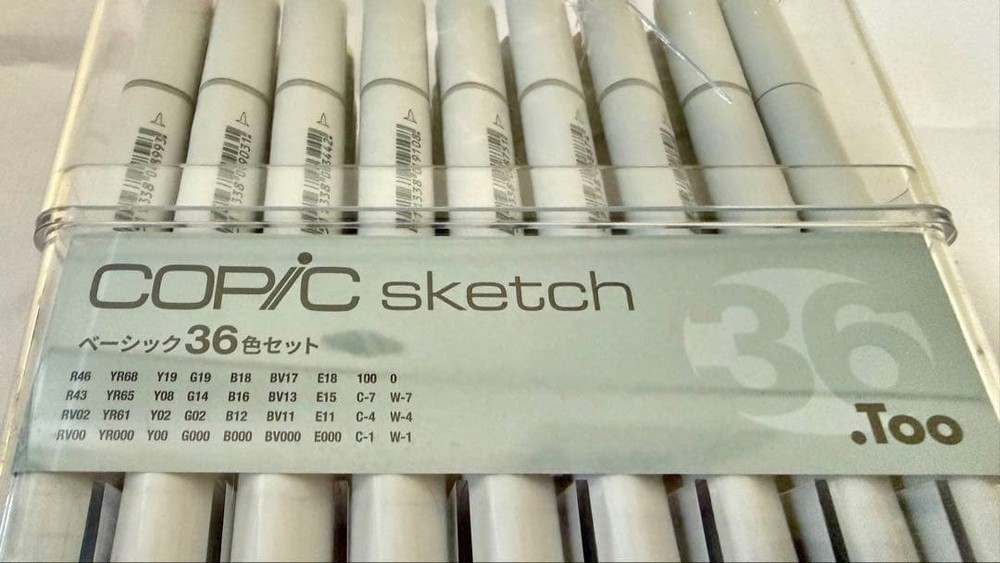 COPIC COPIC BASIC SKETCH 36 COLOR SET #87e518