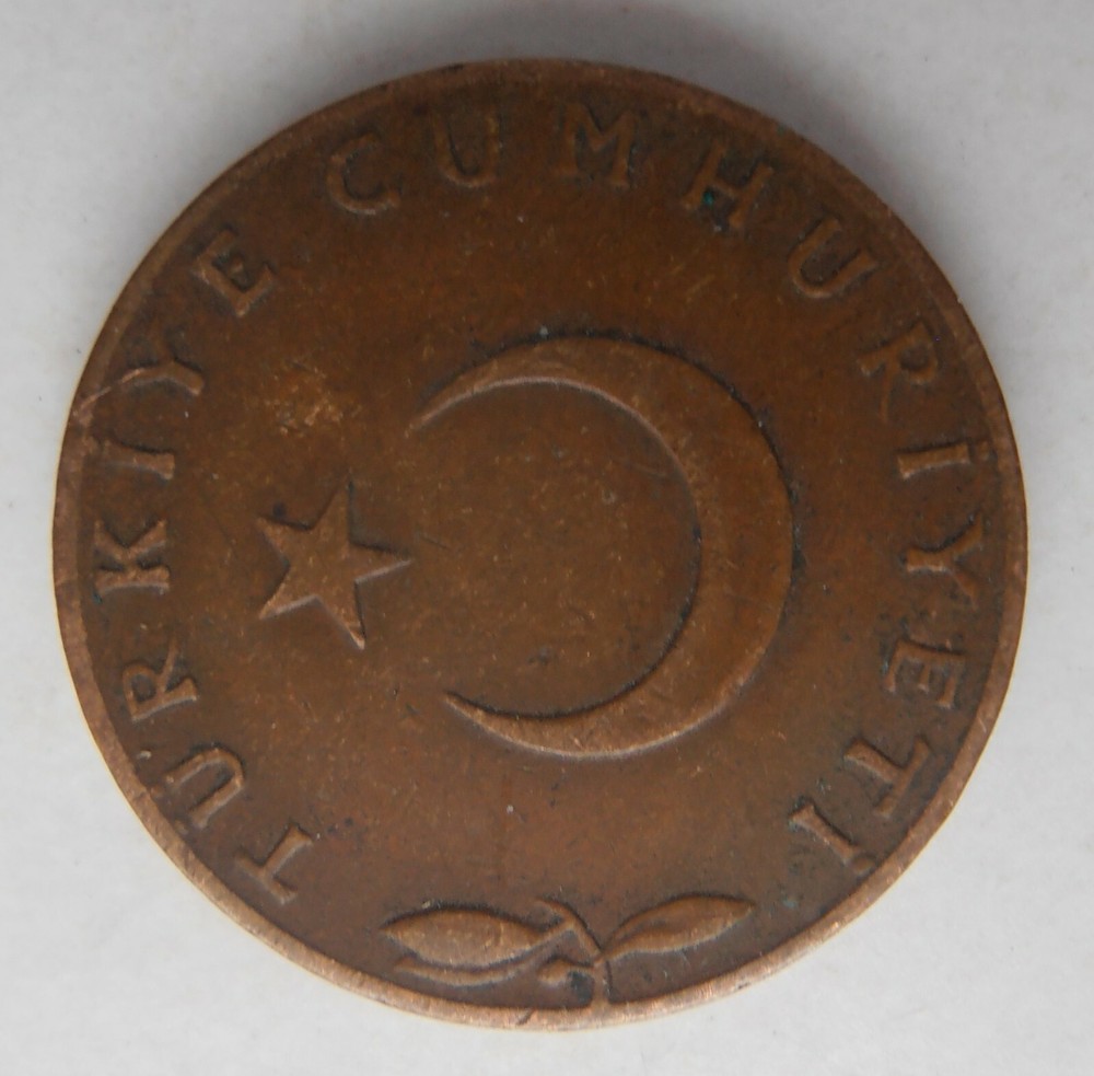 TURKEY 5 KURUS 1958