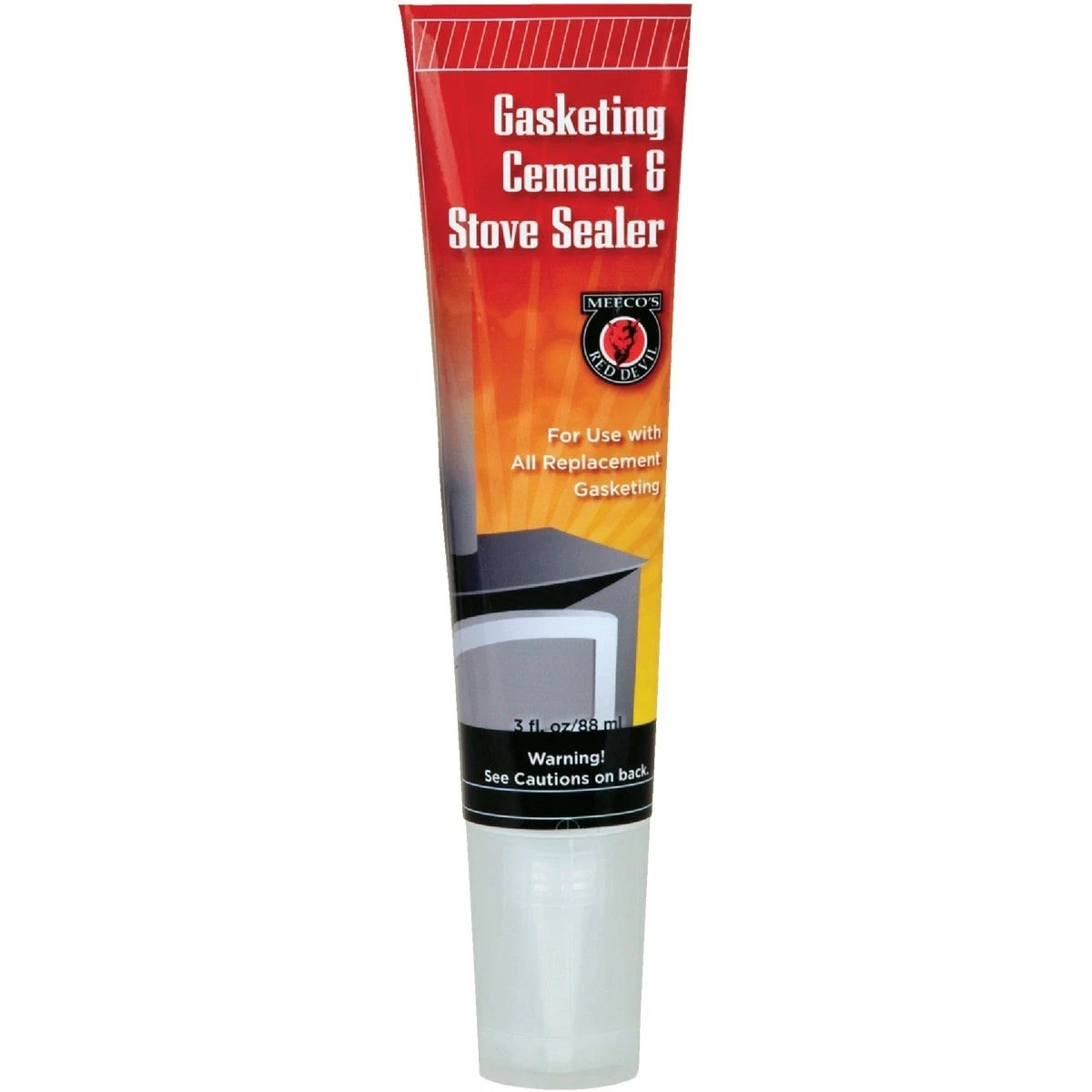 Meeco's Red Devil 3 Oz. Black Gasket Cement and Stove Sealer 110 Meeco's Red
