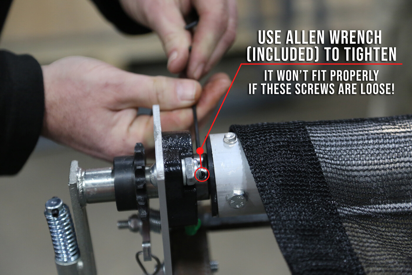 DTR DUMP Trailer PVC Mesh Tarp Kit w/ PVC Mesh Tarp