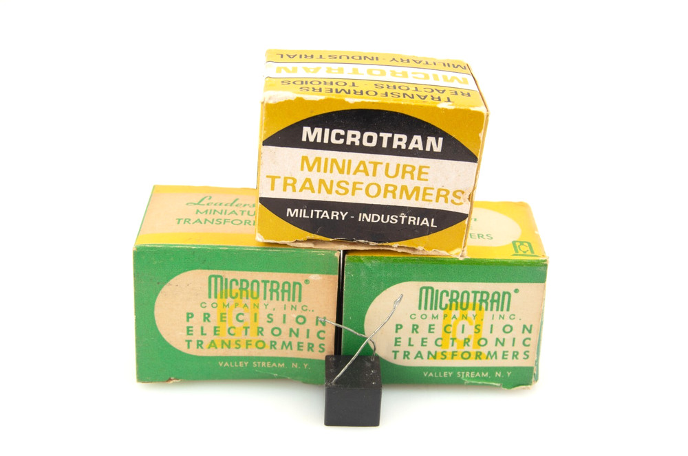 4x Microtran Transformers MT35-FB, M6-FB, M12-FB M3647