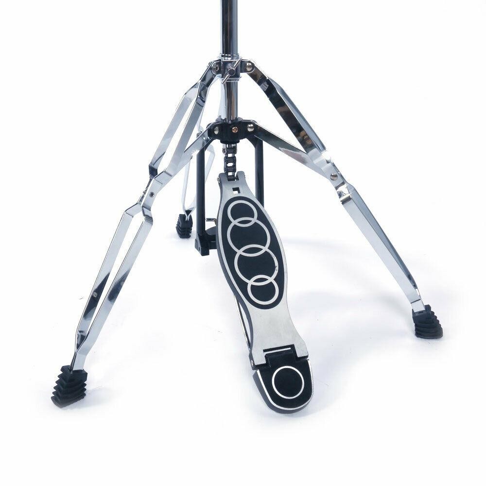 Drum High Hat Stand - Double Braced Chrome New with Pedal