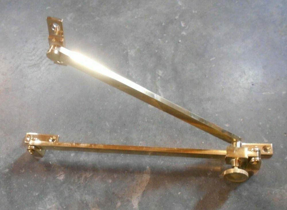 Hd Brass Locking Drop Lid Support/Bracket (E-6)