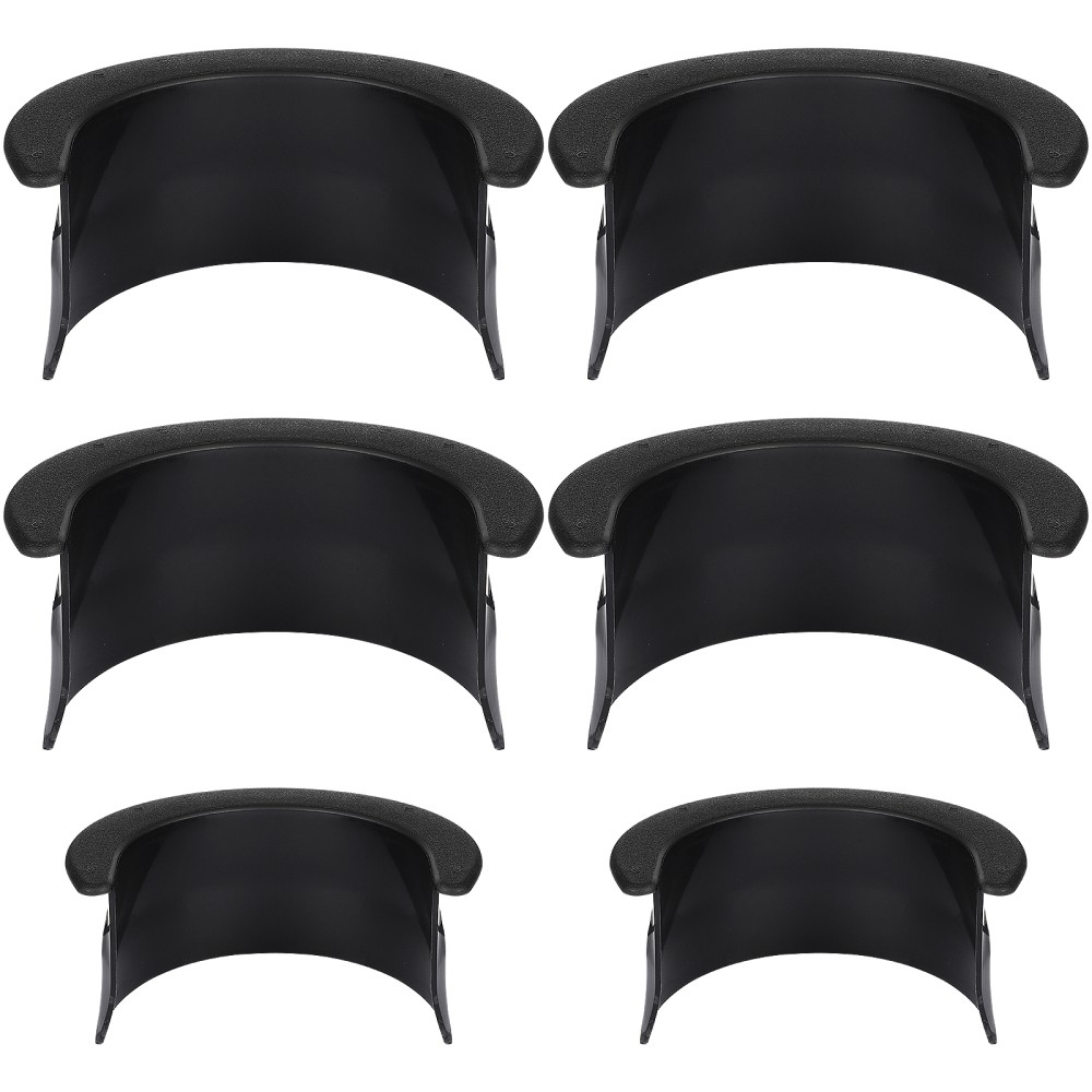 6 PCS Valley Pool Table Pocket Liners Replacement Pockets Black