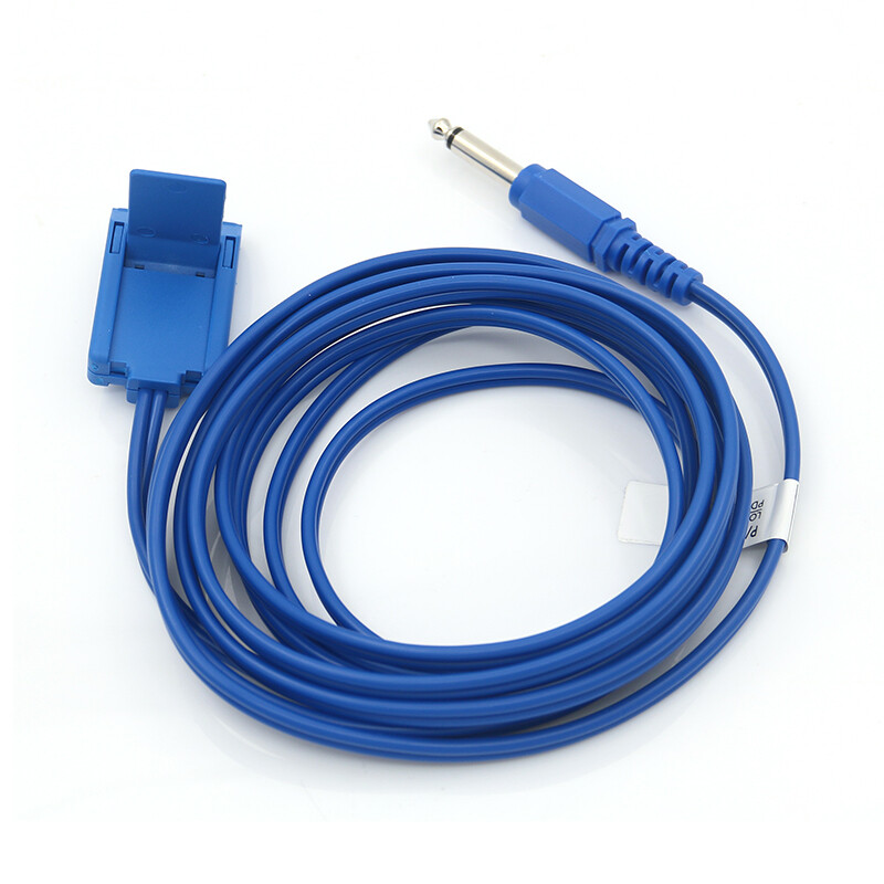 Many Plug Types Electrosurgical Electrode Negative Plate Connection Cable