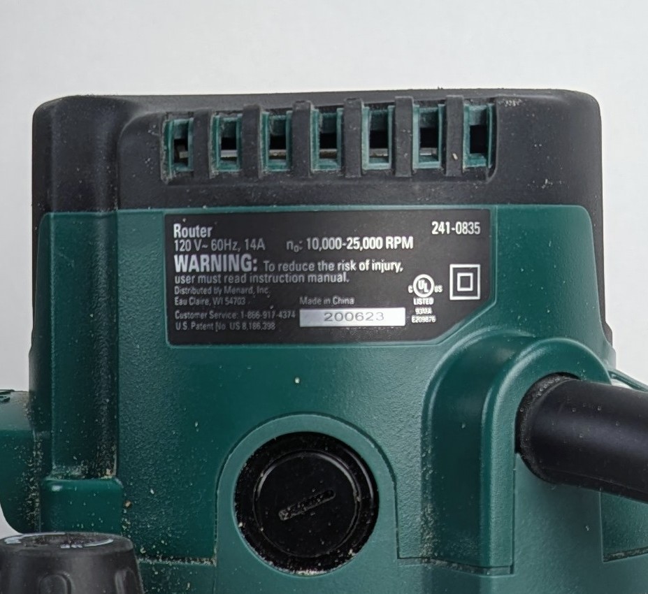 Masterforce 2.5 HP Corded Digital Variable Speed Plunge And Fixed Base Router