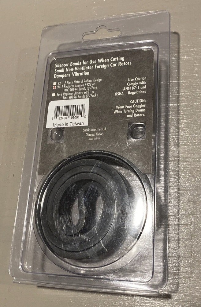 Shark Silencer Bands 94-2 New In Package