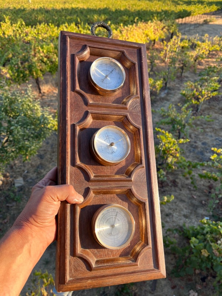 Vintage Springfield Barometer Thermometer