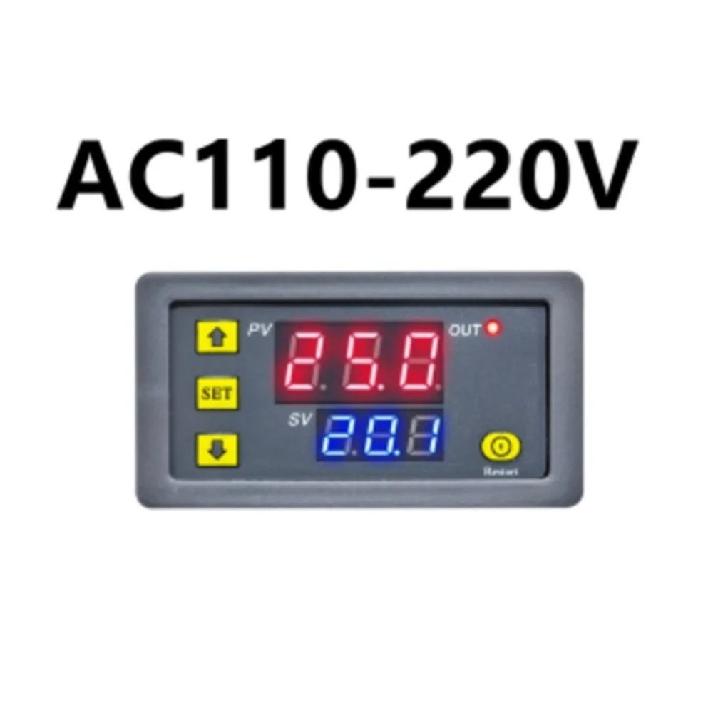 220V Digital Cycle Timer with Flexible Delay Functions and LED Display