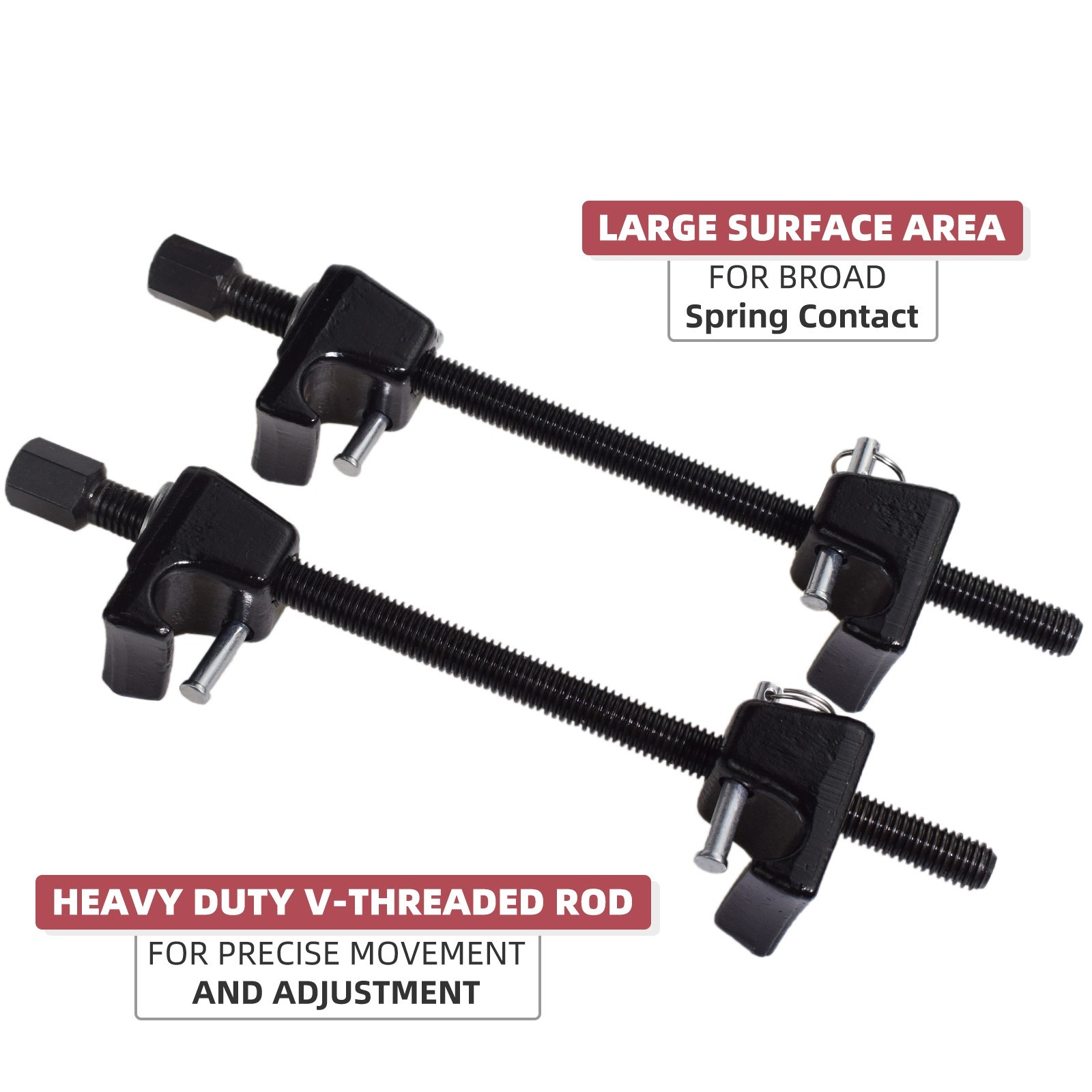 Heavy Duty Coil Spring Compressor Safety Lock Brackets Strut Shock Remover