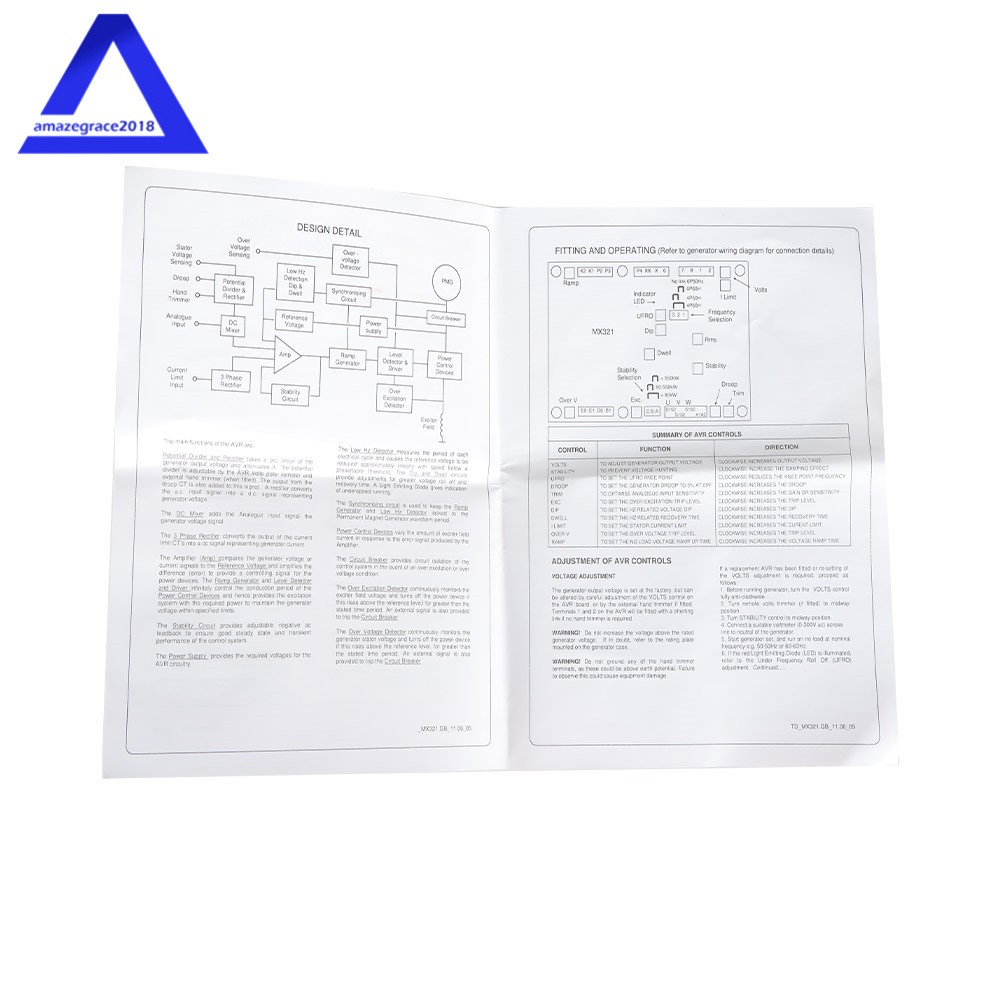 AVR MX321 Automatic Voltage Regulator Replacement For Generator New