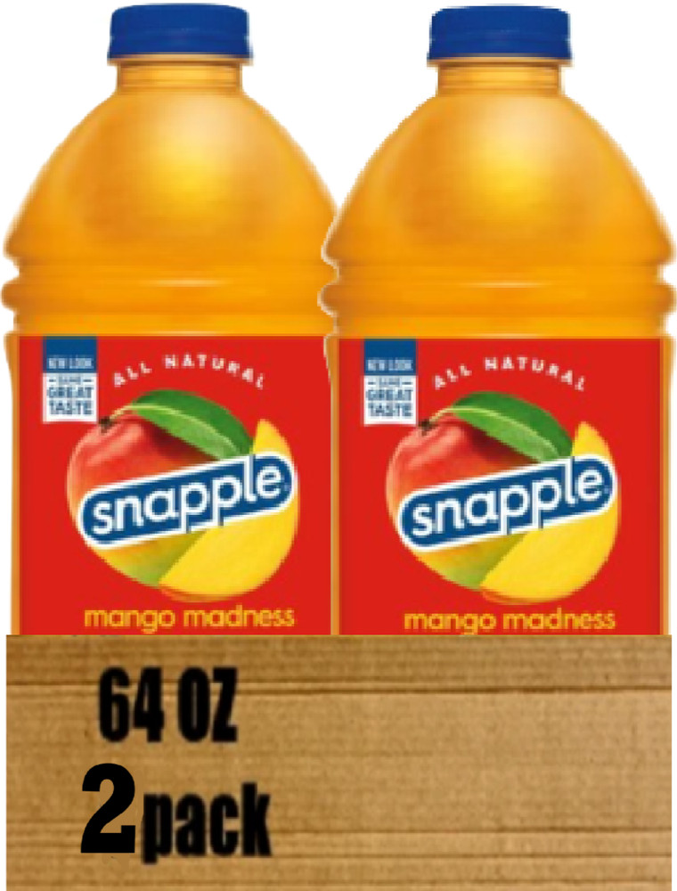 Snapple Mango Madness, 64 Fl oz, Bottle (2 Pack)