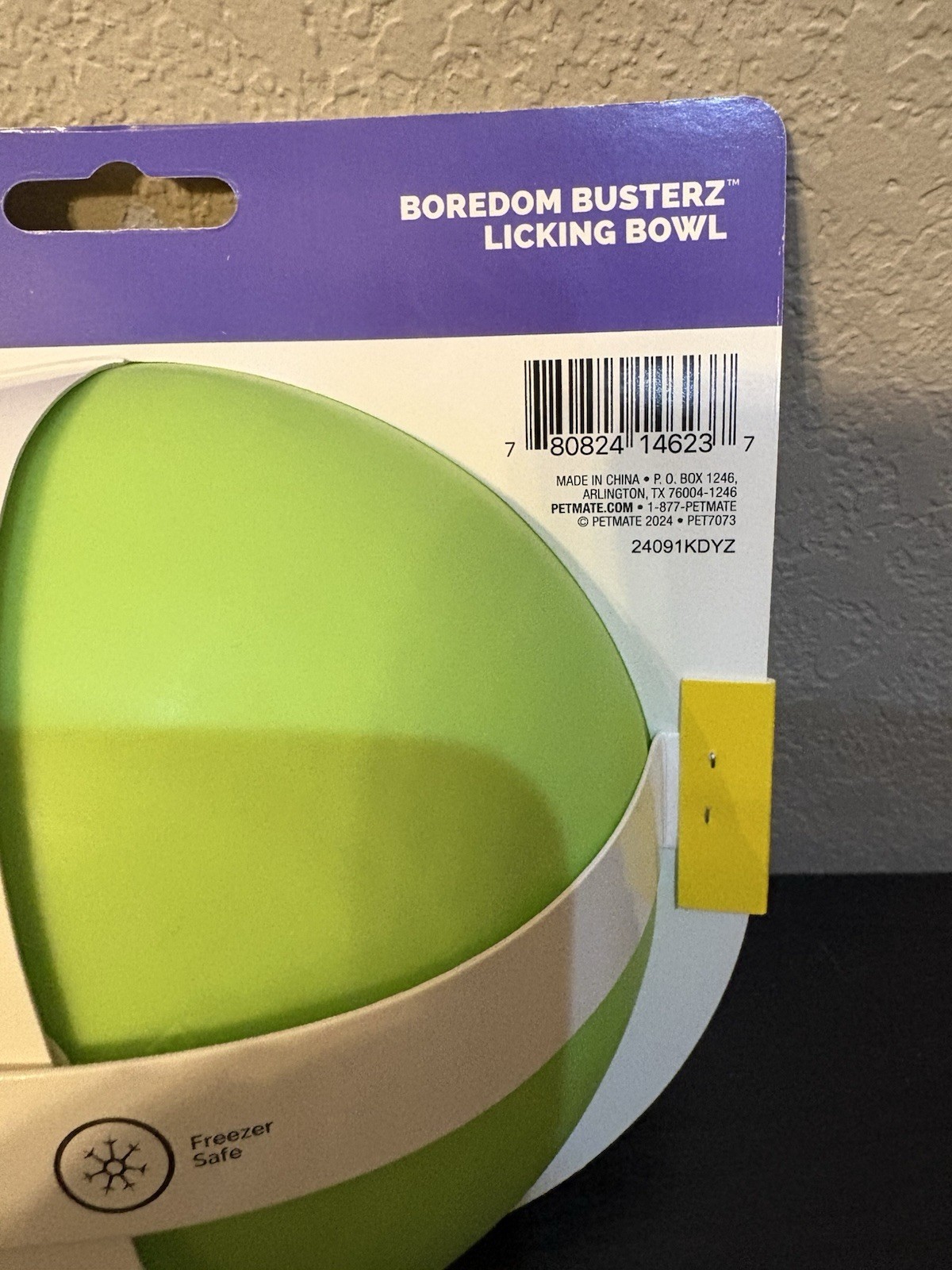 Pet Zone Boredom Busters Bowl||Freezer Safe|6.5"W x 2.75"D||BPA & Phthalate Free