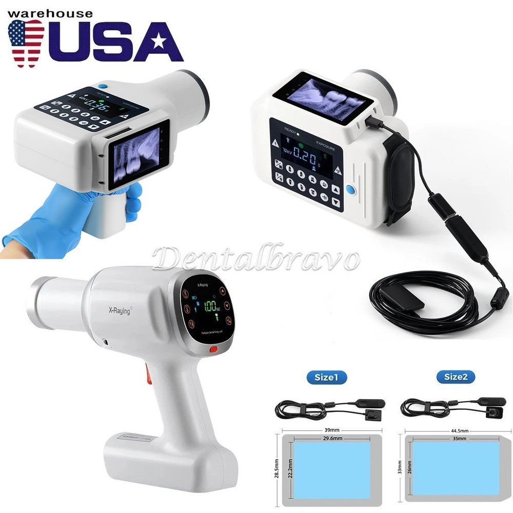 Portable X Dental Unit Rayos Digital Machine  no Shield with LCD Screen/ Sensor