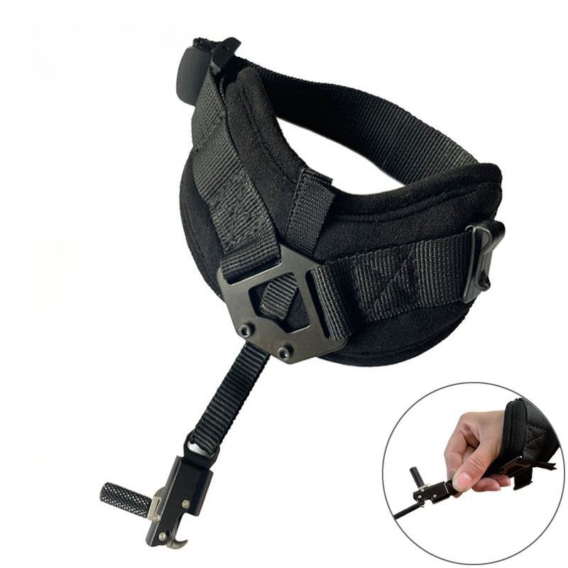Archery Wrist Release Aid Trigger Adjustable Strap Caliper Compound Bow Hunting