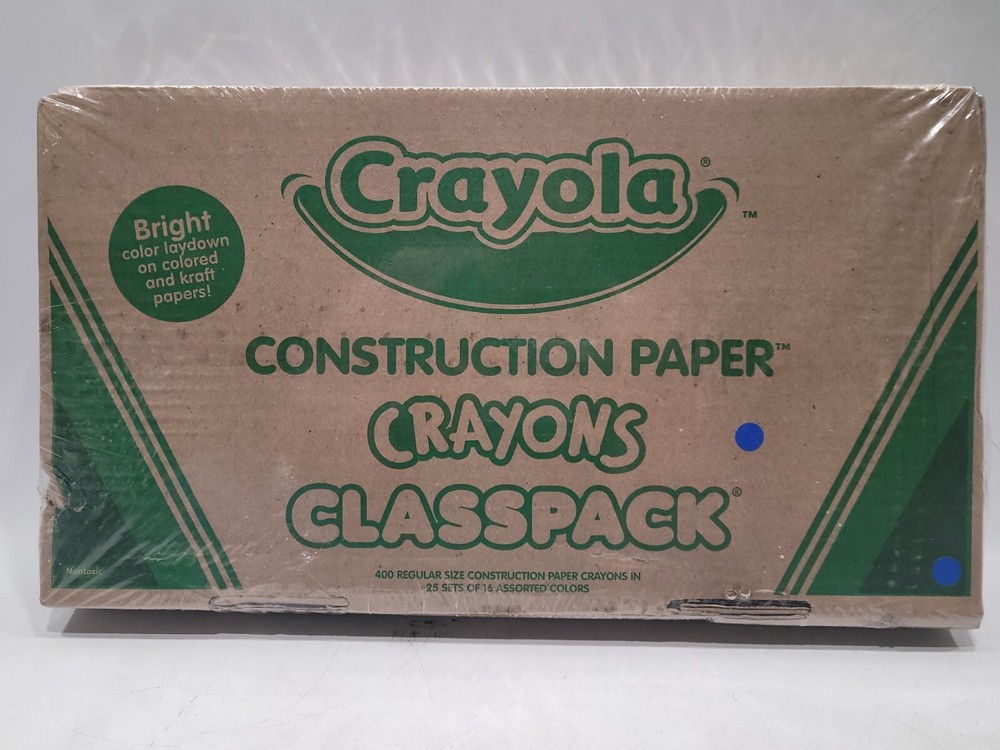 Crayola Crayon Classpack, 400 count, bulk construction paper crayons