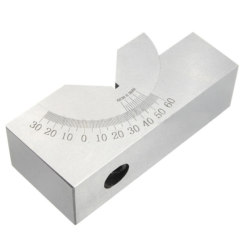 0°-60° Adjustable Angle Block Set V Angle Gauge Block Precision Micro Milling AO