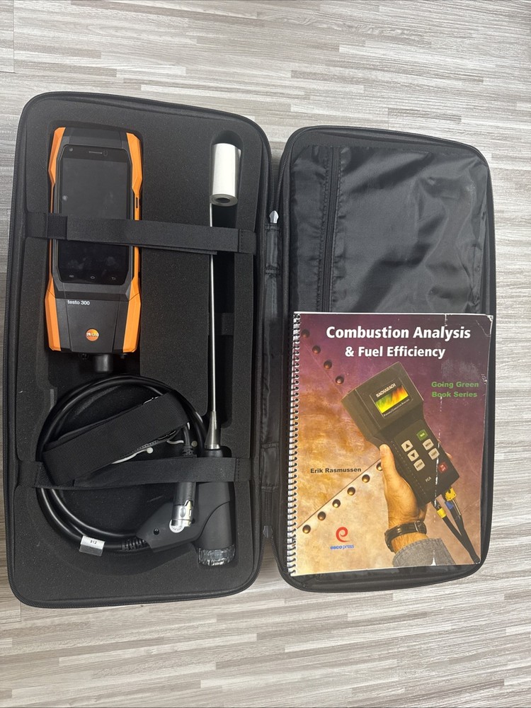 Used Testo 300 Industrial Combustion Analyzer w/ NOx & Printer!  No Errors