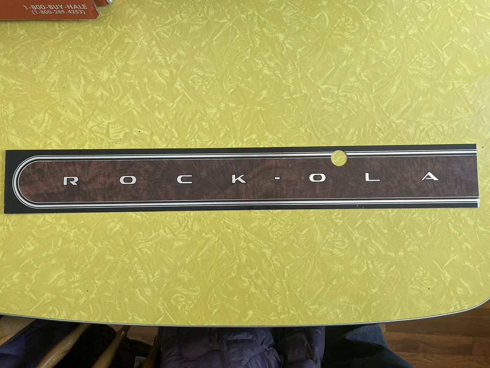 ROCKOLA JUKEBOX 498 DECAL PANEL