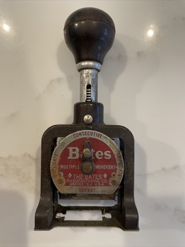 Bates Numbering Machine for Prescriptions
