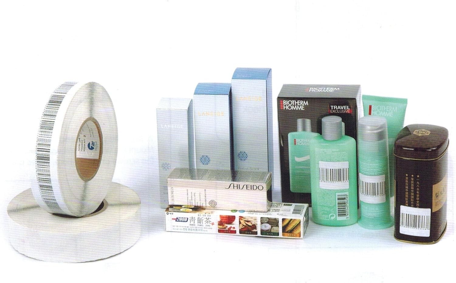 20000 PCS EAS CHECKPOINT BARCODE SOFT LABEL TAG 8.2 4 X 4 cm 1.57 X 1.57 inch