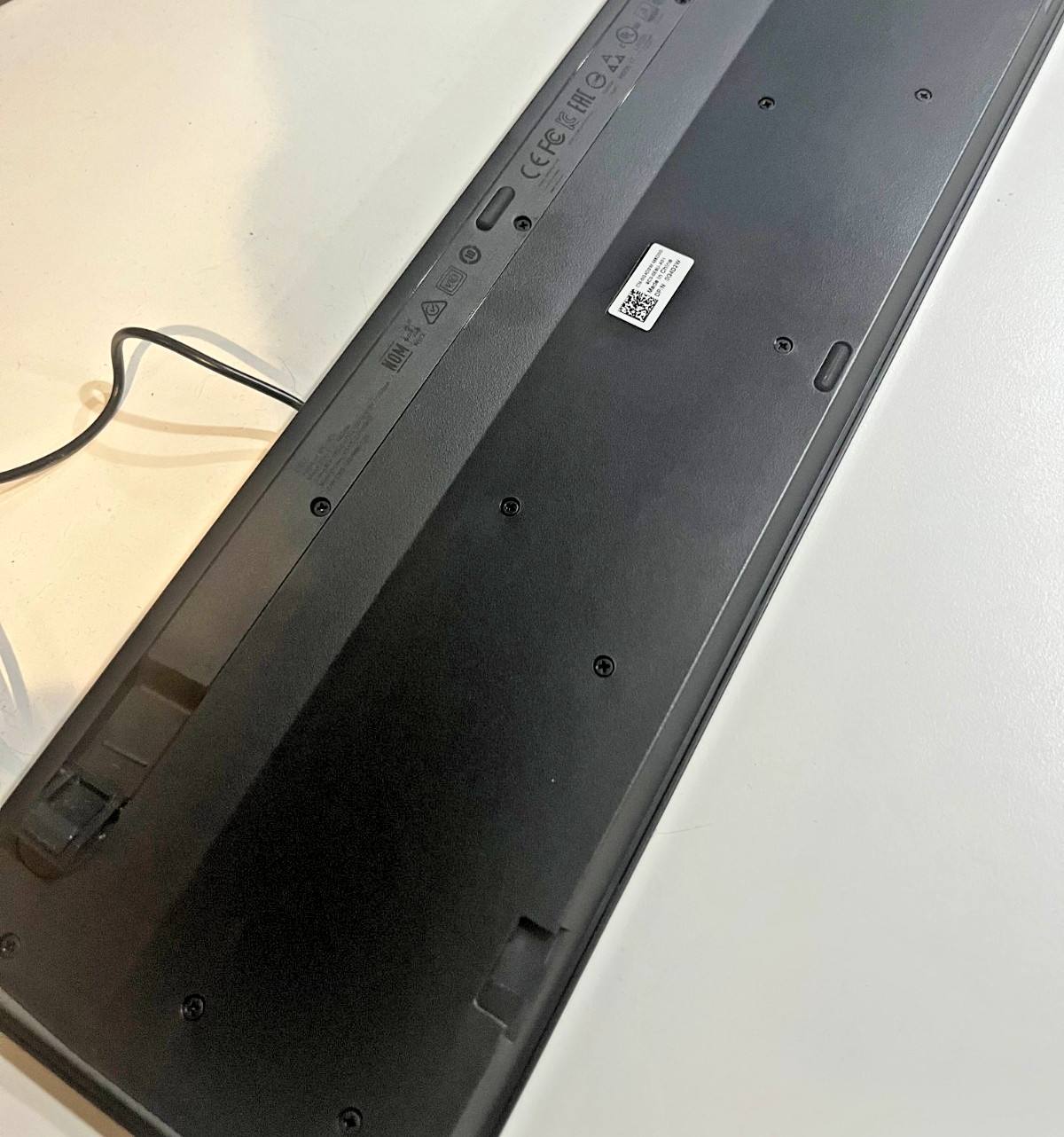 New Dell Wired USB Keyboard KB216d, KB216p Black Quiet Keys