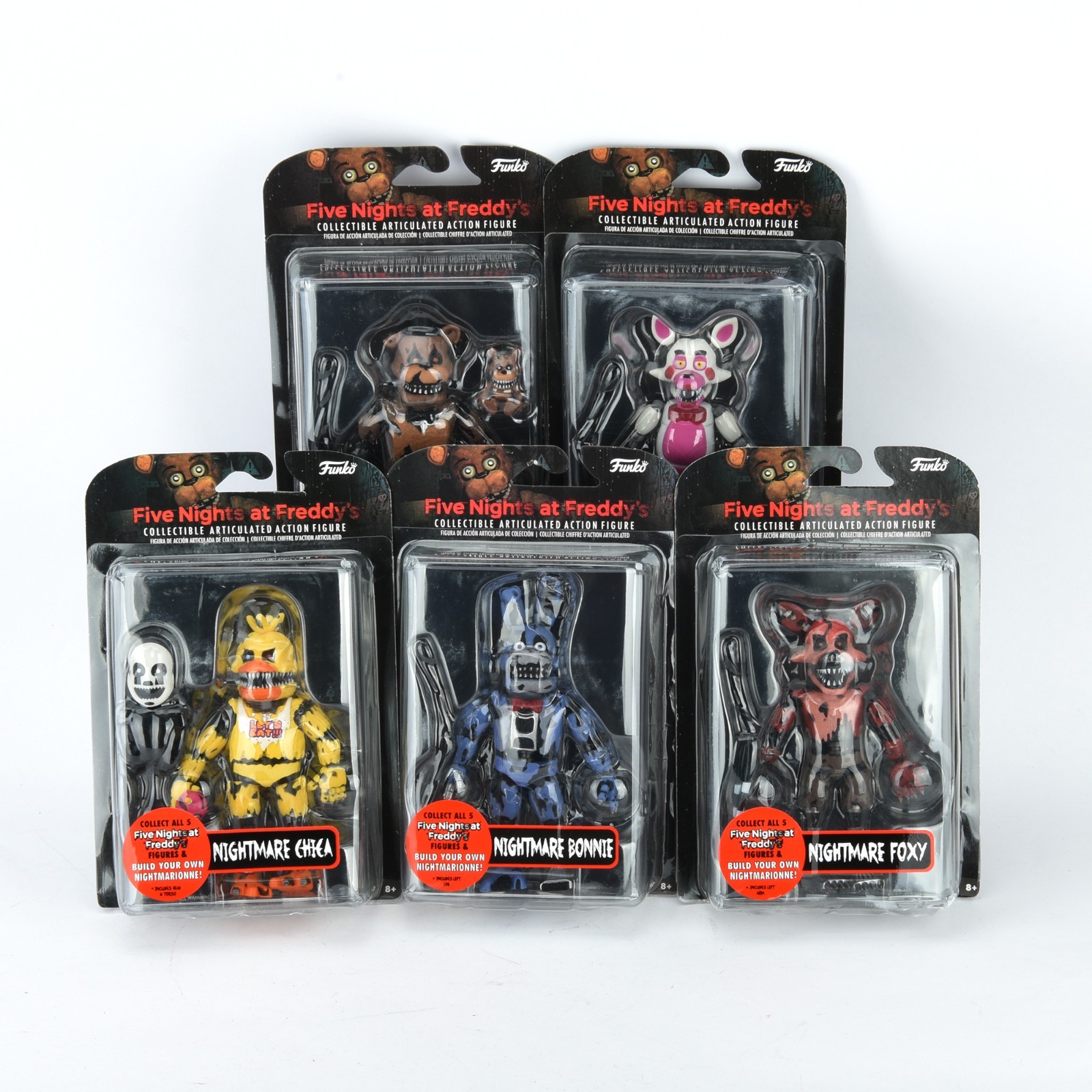 Five Nights At Freddy Nightmare Bonnie Chica Nightmarionne Action Figure