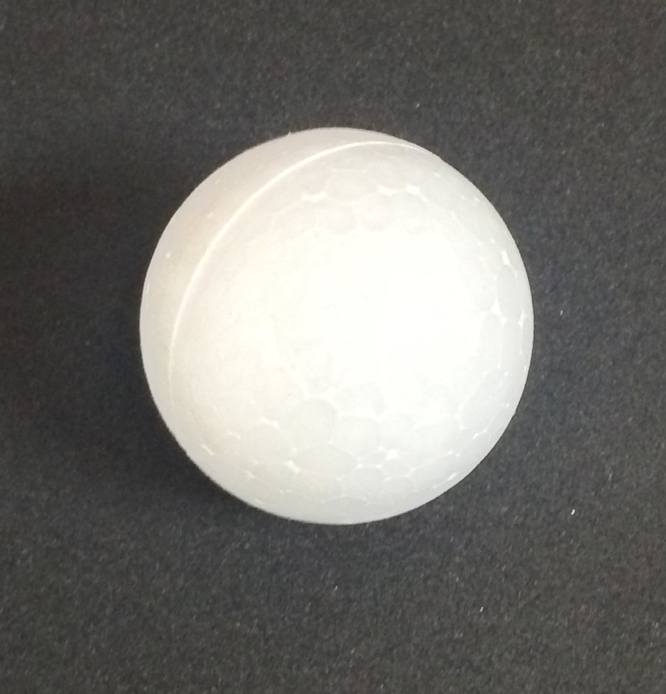 6pc Foam Balls 3" Round White Foam Polystyrene for School Art Craft