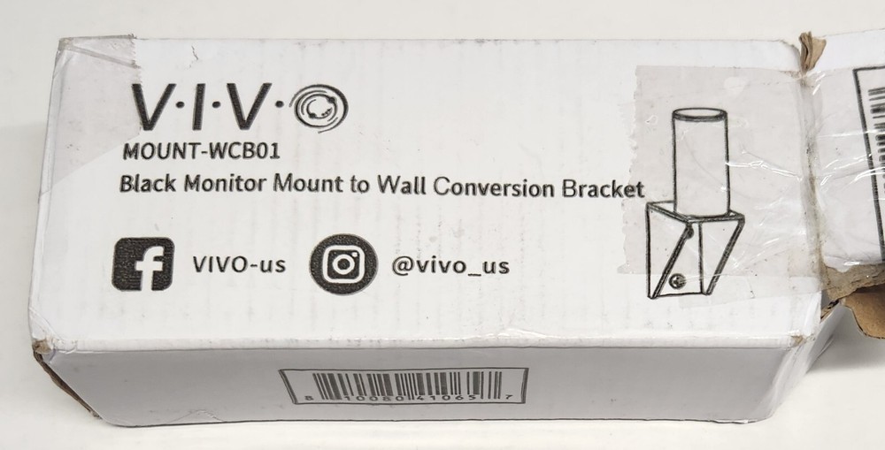 VIVO Wall Mount Conversion Pole Bracket ~ MOUNT-WCB01