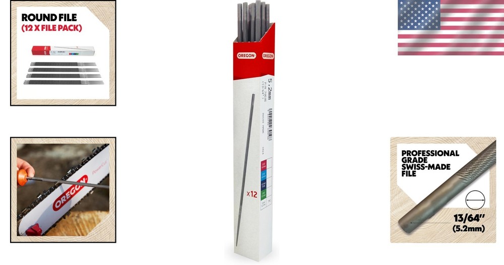 High-Quality Chainsaw Files 12 Pack