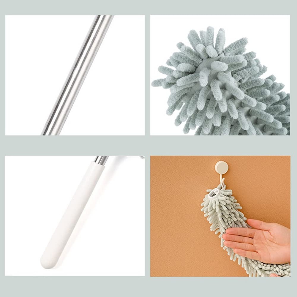 3Pcs Microfiber Duster , Dusters for Cleaning Office, Car, Computer, Air Cond...