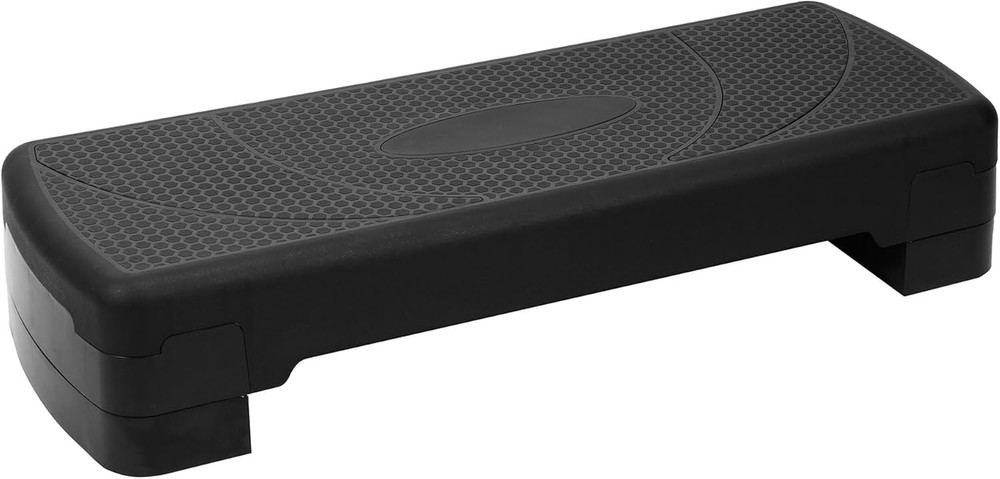 Aerobic Step Platform Trainer with Adjustable 3-Level Risers, 400 Pound Weight C