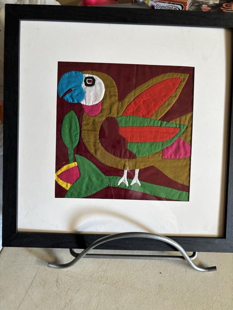 Set Of three Vintage Framed Mola’s