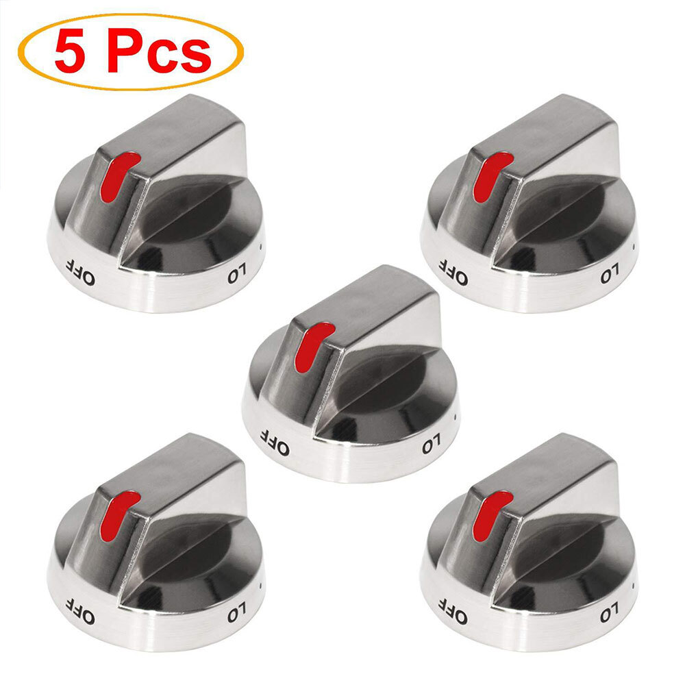5 Pcs DG64-00473A Gas Knobs "Original OEM" For Samsung Range stove Burner Knobs