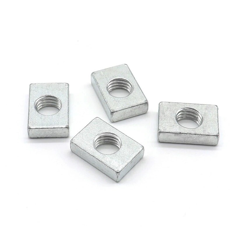 Rectangular Square Thin Nuts Slider Blocks M3 M4 M5 M6 M8 for Aluminum Accessory