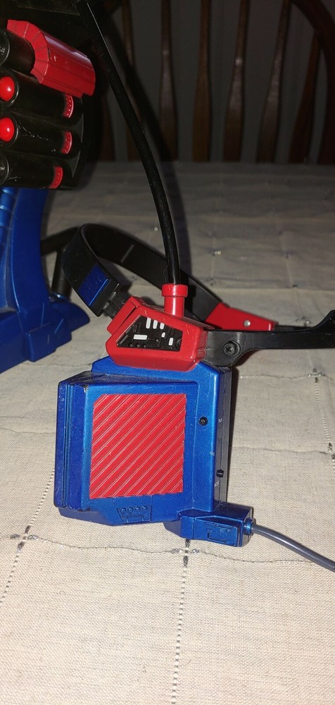 Commandobot 3 Voice Activated Remote Control Robot Headset Used