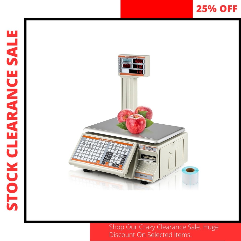 Label Printing Scale 66 Lb Price Computing