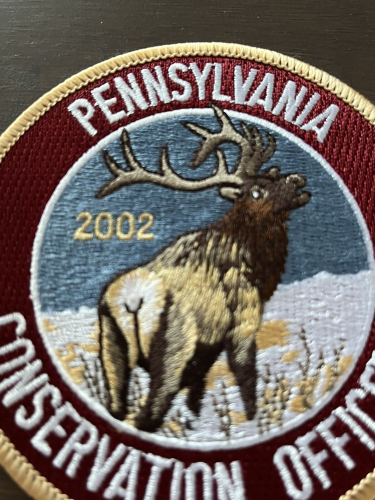2002 PENNSYLVANIA CONSERVATION OFFICERS PATCH 4” Diameter