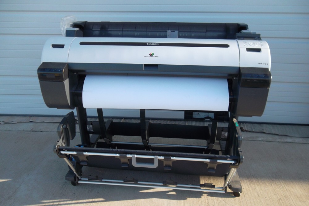 Canon imagePROGRAF iPF760 Plotter 36" Color Inkjet Large Format Printer w/inks