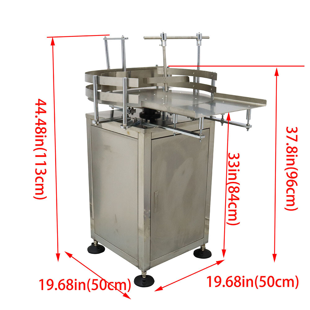 23.6'' Automatic Round Bottle Distributing Machine Bottle Rotary Accumulation