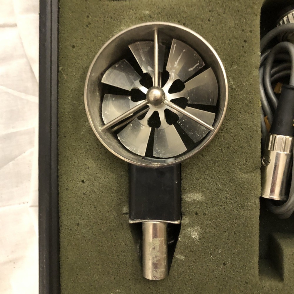 Omega HH-30 Digital Anemometer kit - Working